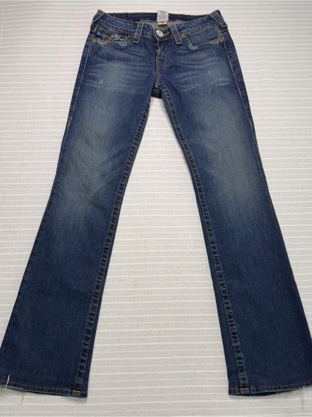 True Religion Joey Hi-Rise Bootcut Jeans – Size 27 💎